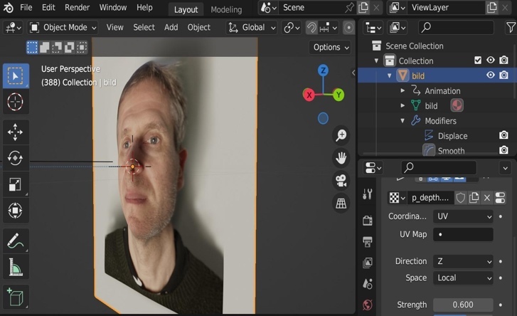 Rendering Full-Parallax Hologram Views in Blender